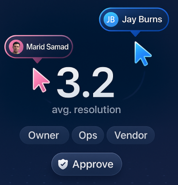 Smart Rent Flow mobile app interface